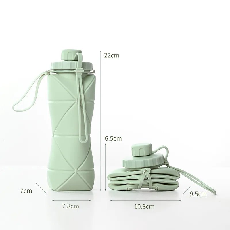 Folding large-capacity Water Bottle Sports Water Bottle Outdoor Travel Portable Water Cup Running Riding Camping Hiking Kettle