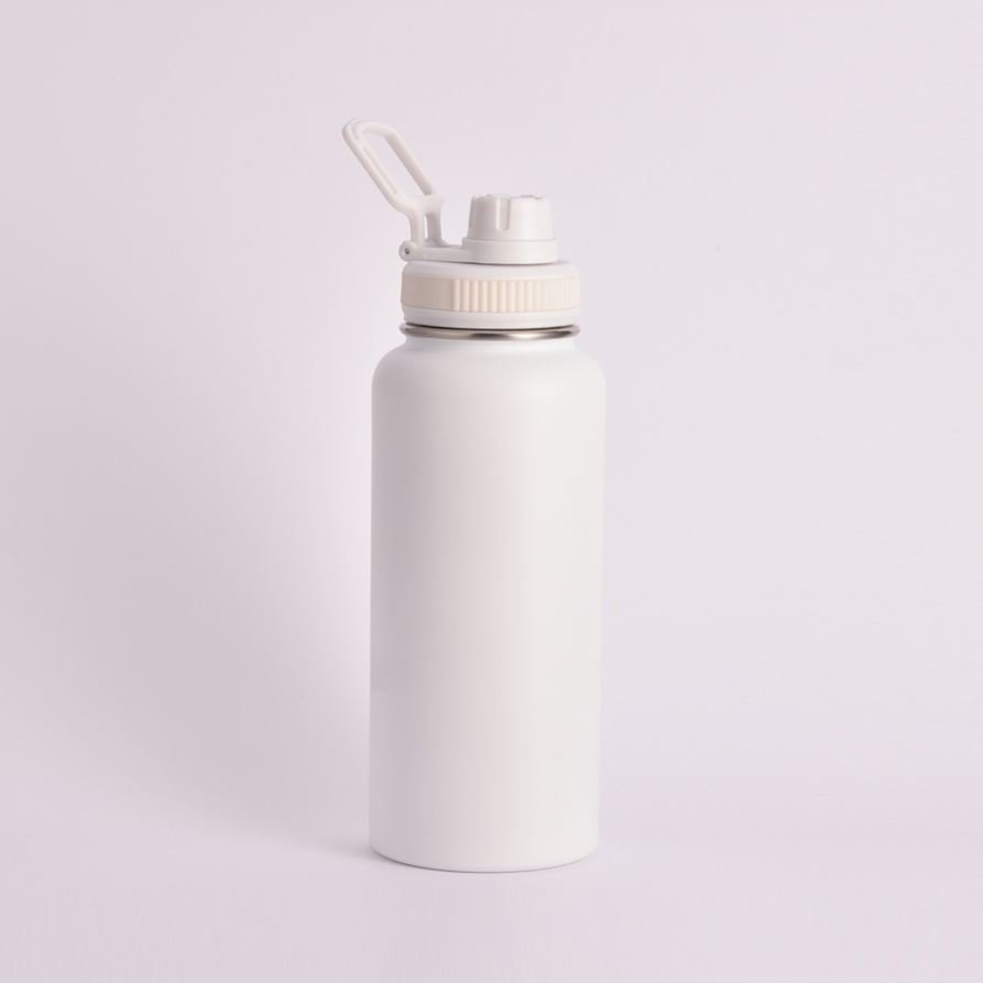 Hot 21oz 24oz 32oz Insulated Double Wall Wide Mouth Stainless Steel Sports Water Bottle WIth 3 Lids