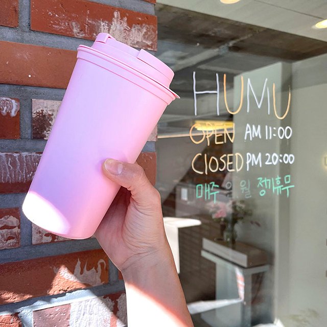 Made In Korea Best Selling BPA FREE Reusable Tumblers Customizable Cups Double walled mug tumbler 16oz
