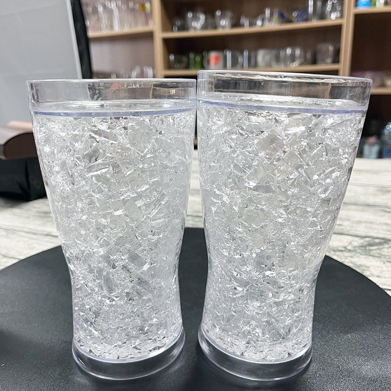 Custom logo sublimation printed 400ml 450ml 16oz beer glasses for birthday wedding gift