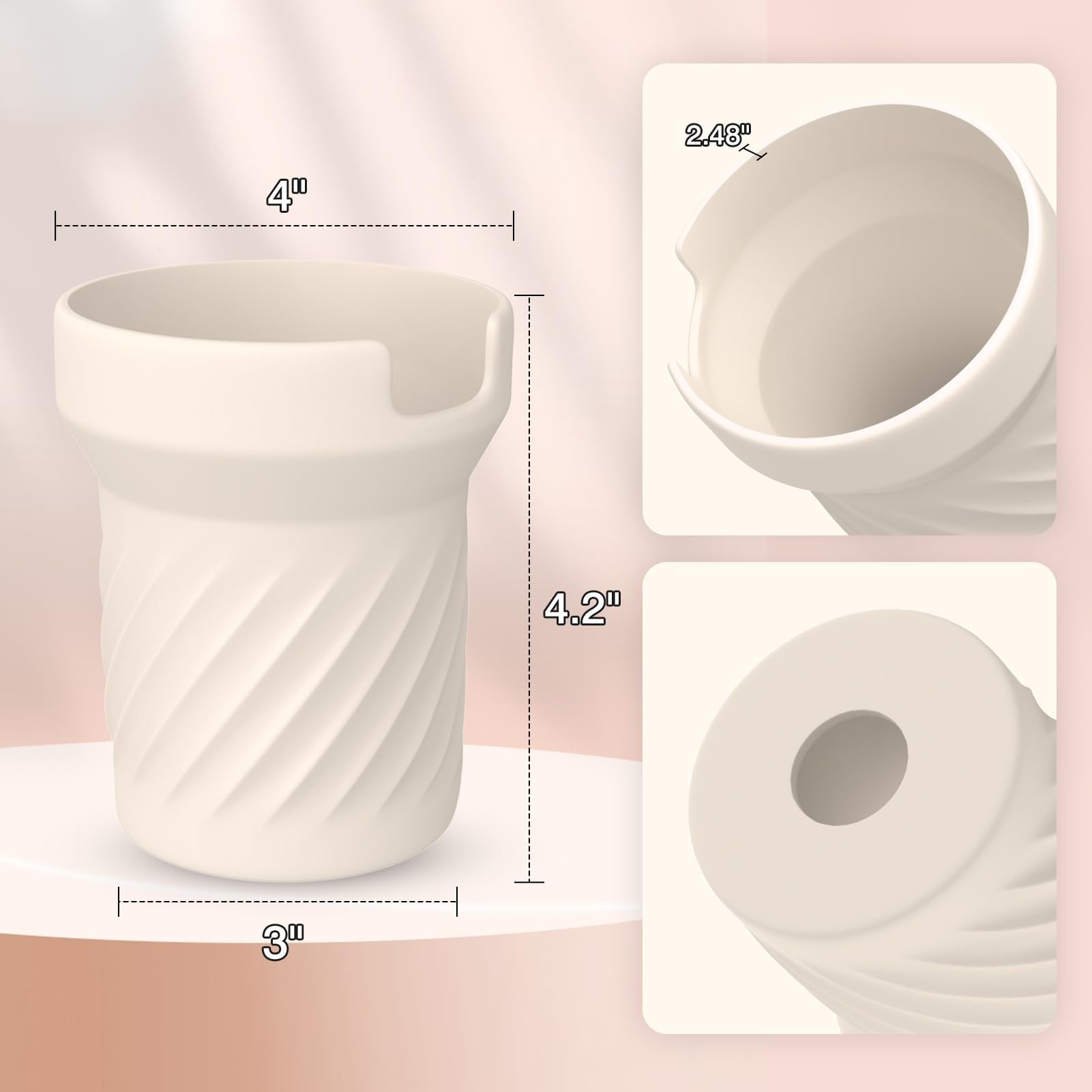 Customized Anti Slip Silicone Sleeve Stainless Steel Water Bottle Fits 32-40oz Water Bottle Boot Bottom Cover Cup Protector