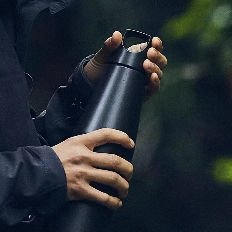 NEW model 900ml double wall stainless steel insulated vacuum flask water bottle with handle