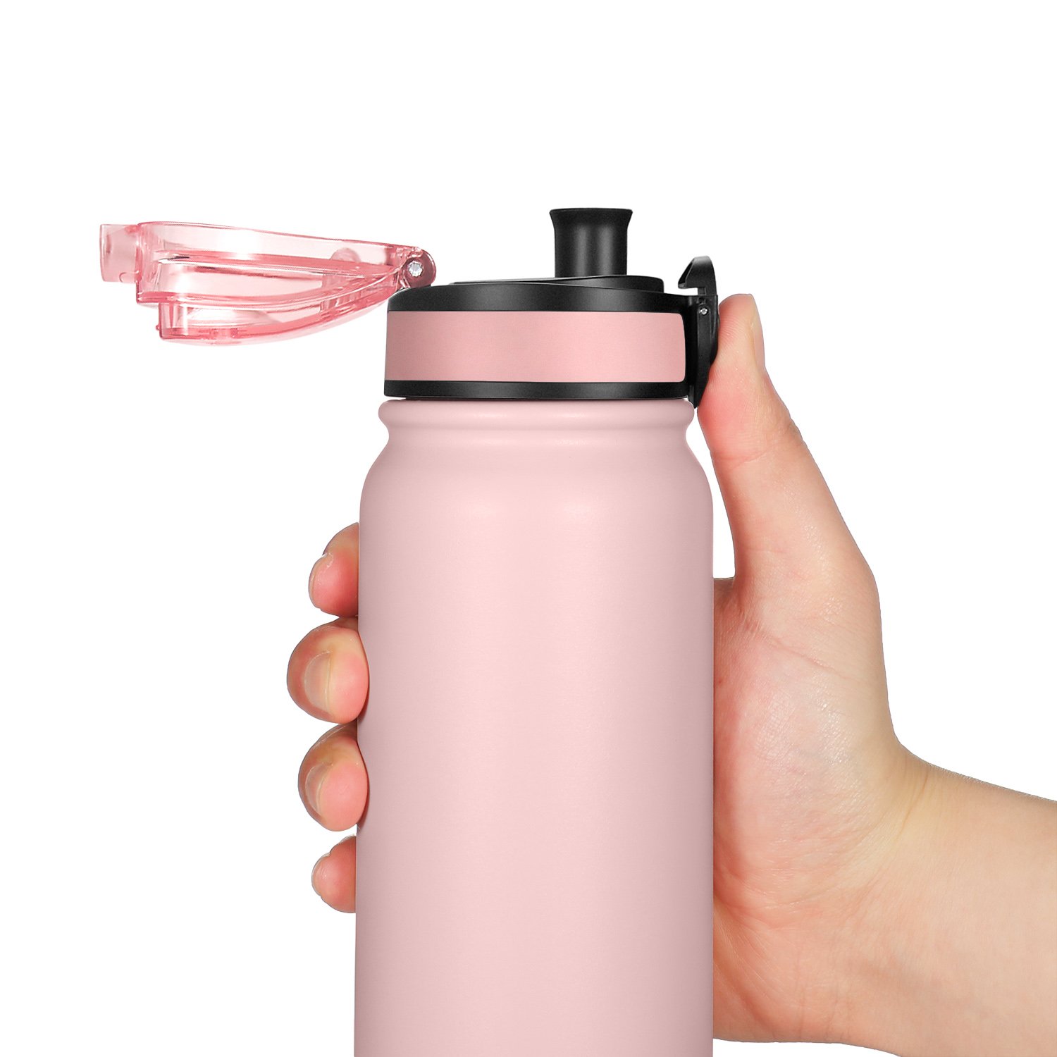 650ml 20oz Stainless Steel Double Wall Water Bottle Thermos Portable Vacuum Flask Sport cup with Custom Logo
