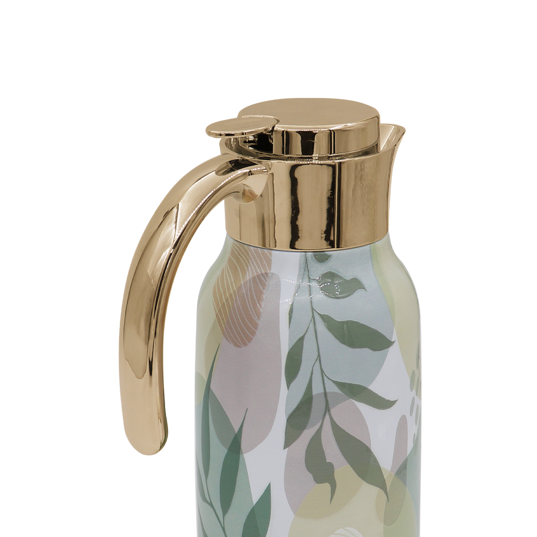 Business Style Customized Logo printing Hot Sell Double Injection handle double wall stainless steel Vacuum Flask Home Hotel