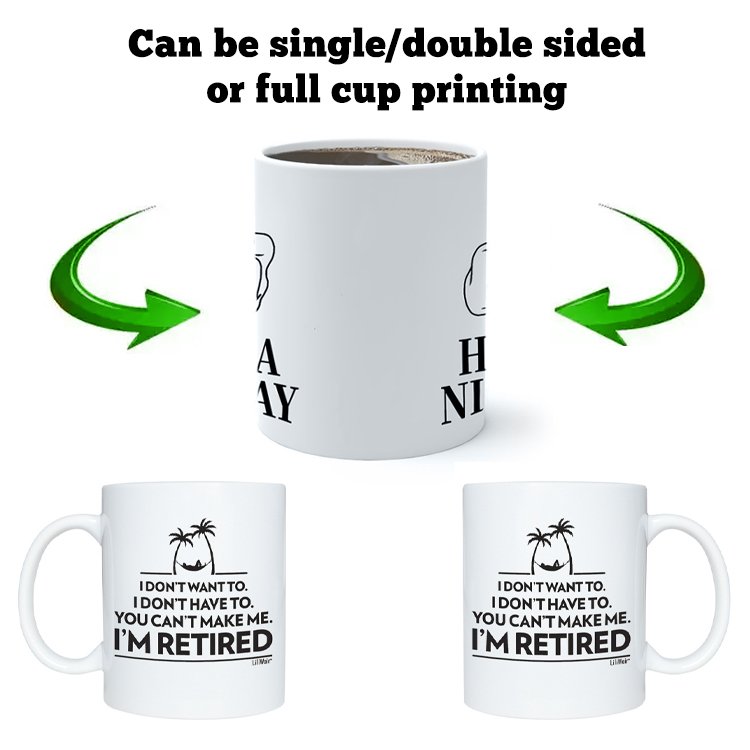 US Popular Diy Gift Custom LOGO 3A 11oz Simple White Coffee Sublimation Mugs Blank Ceramic Mug For Sublimation Printing