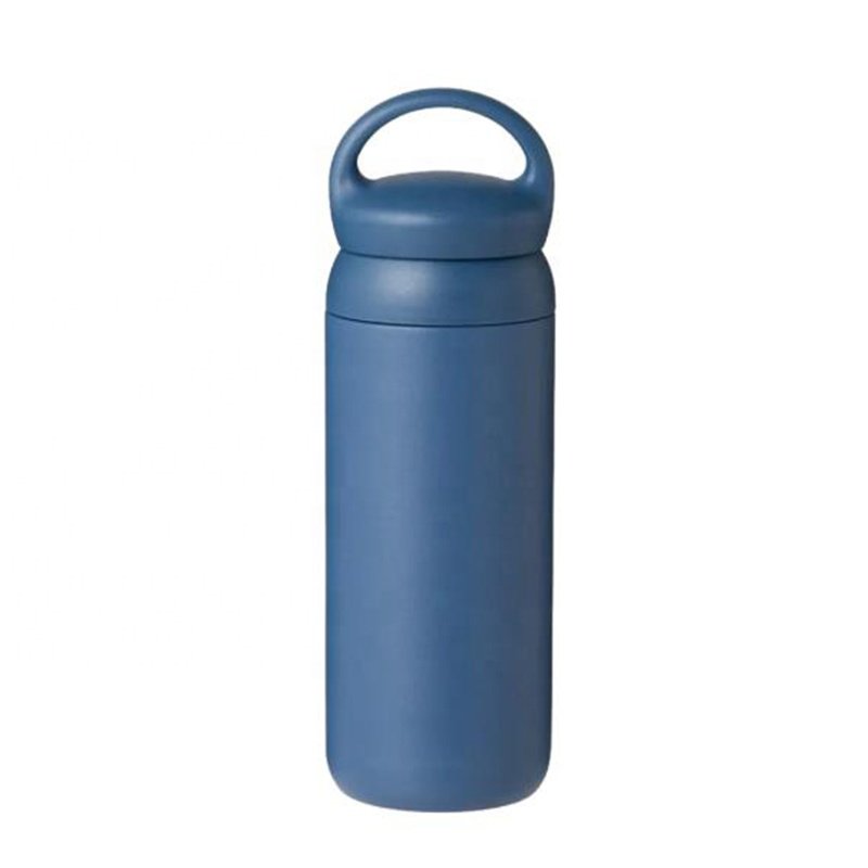 15oz Japanese style double wall stainless steel tumbler kinto travel coffee mug with handle lid