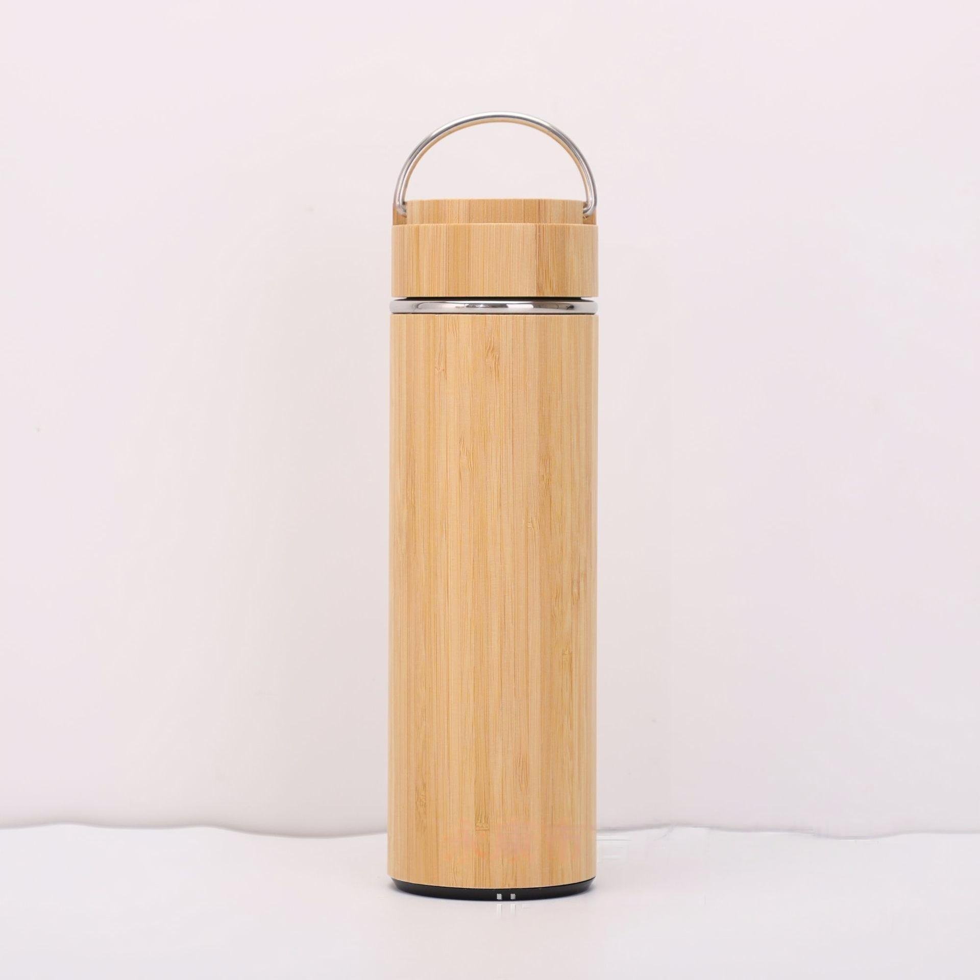 2024 Best Seller Portable Tea Cup Creative Wholesale Custom Bamboo Vacuum Flasks Thermoses For Giveaway