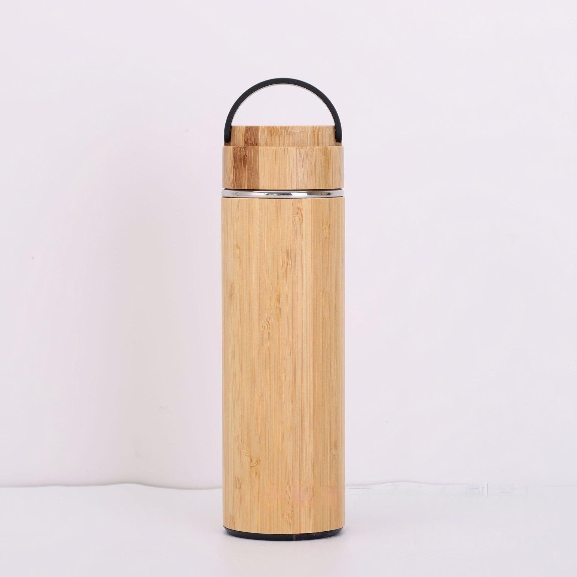 2024 Best Seller Portable Tea Cup Creative Wholesale Custom Bamboo Vacuum Flasks Thermoses For Giveaway