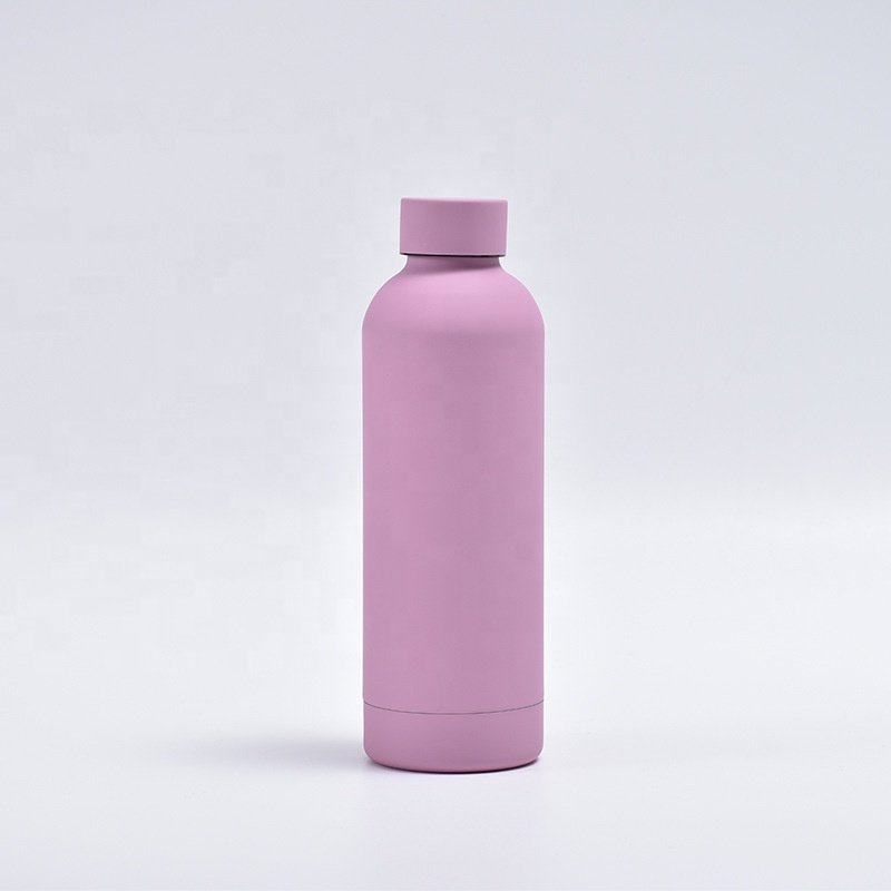 500ml Double-Wall Stainless Steel Vacuum Flask with Small Mouth Rubber Painting for Business or Gift for Christmas Graduation