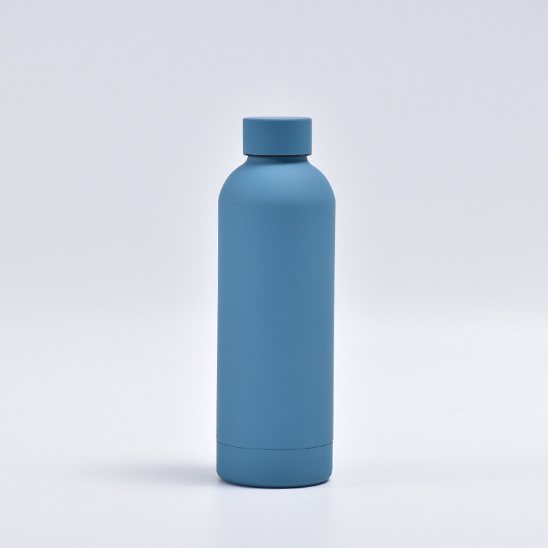 500ml Double-Wall Stainless Steel Vacuum Flask with Small Mouth Rubber Painting for Business or Gift for Christmas Graduation