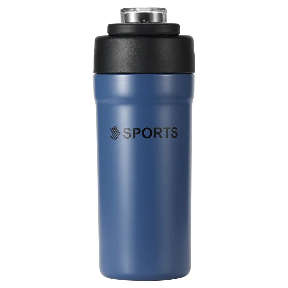 Custom 500ml 680ml Portable Stainless Steel Sports Water bottle Thermal Water Bottle Coffee Thermos Cup With Flip Straw Lid
