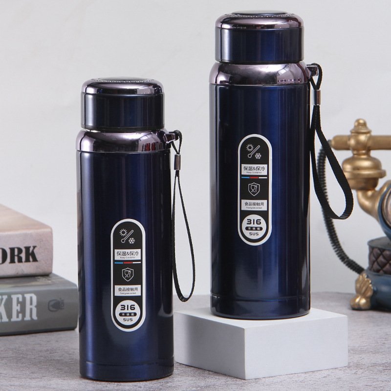 New 316 stainless steel gradient vacuum pot outdoor travel sports kettle portable large capacity Vacuum flask
