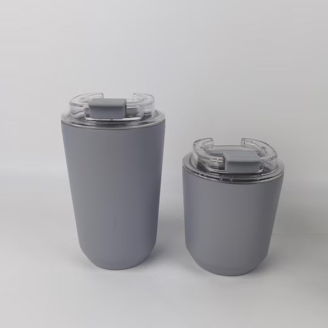 New Arrival hot sale selling 250ml/360ml Painted PC cover insulation Coffee cup for home kitchen travel mug