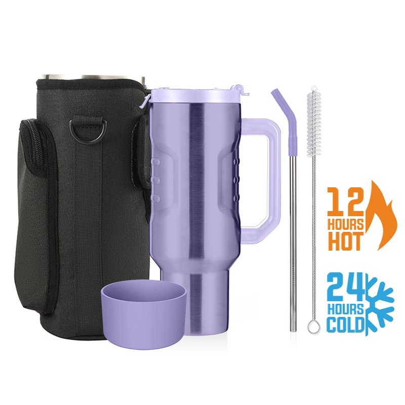 New Style Tumbler Double Walls Flask 304 Stainless Steel Insulated Vacuum Flask Customized Logo With Lids