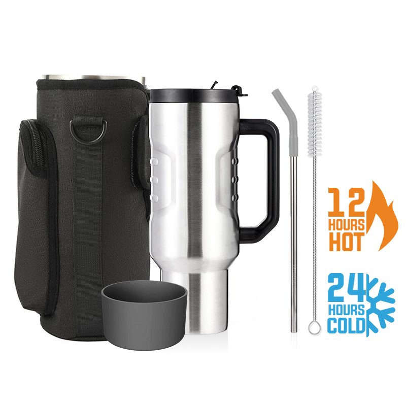 New Style Tumbler Double Walls Flask 304 Stainless Steel Insulated Vacuum Flask Customized Logo With Lids