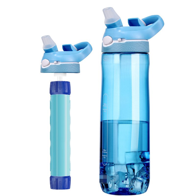 BPA free 750ml outdoor sport filter water bottle UF ultrafiltration membrane Outdoor Camping Water Bottle