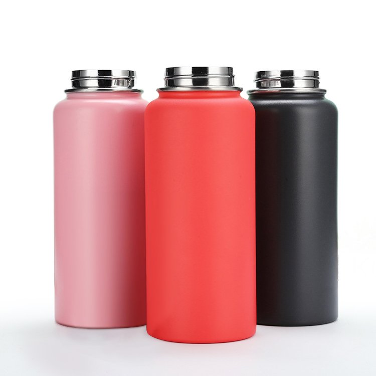 32oz Stainless Steel Insulated Double-Wall Vacuum Sports Flask Custom Logo Lid and Cap Adult Drinkware Wholesale