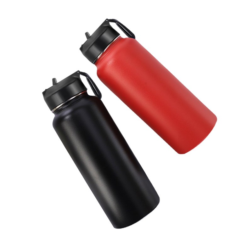32oz Stainless Steel Insulated Double-Wall Vacuum Sports Flask Custom Logo Lid and Cap Adult Drinkware Wholesale