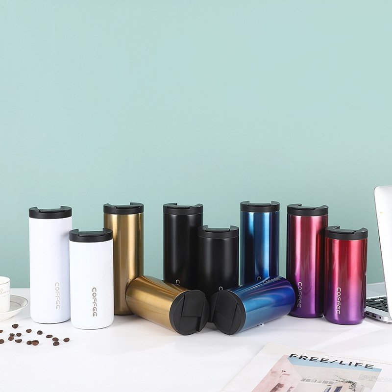 Eco Friendly 6-12 Hours Rice HuskMugs Japanese Style Porcelain Mug Set Straight Coffee Tumbler