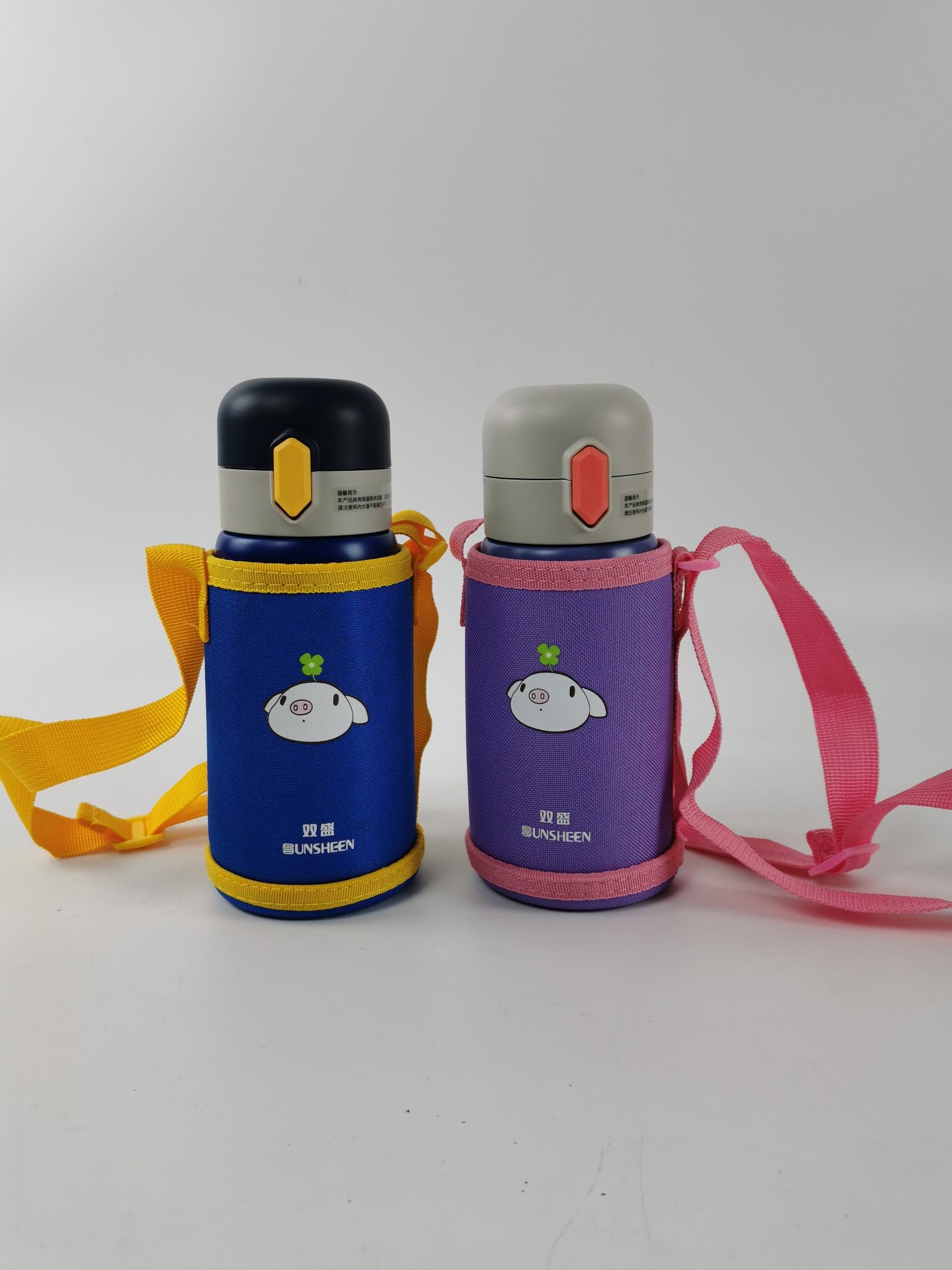 1.8L food thermos jar PP vacuum flask with glass refills