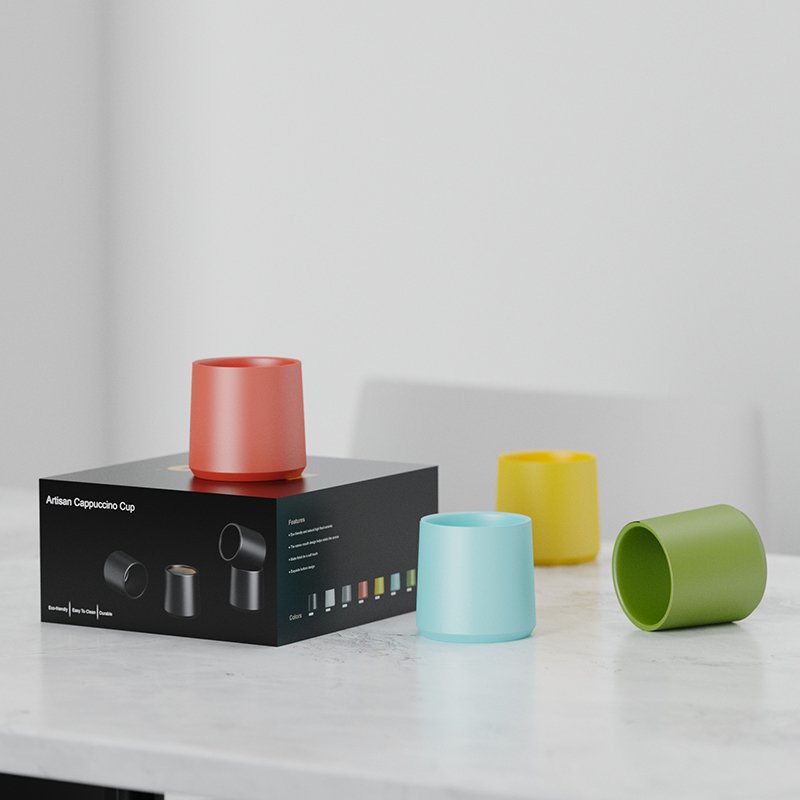 DHPO Simple Style Ceramic Cappuccino Latte Teacups Cute High Standard 230ml Coffee Tea Mug Espresso Cups Ceramic 7 colors