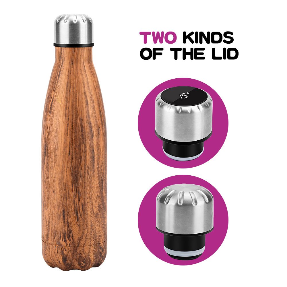 Customize high quality 500 ml vacuum stainless steel water bottles thermos flasks