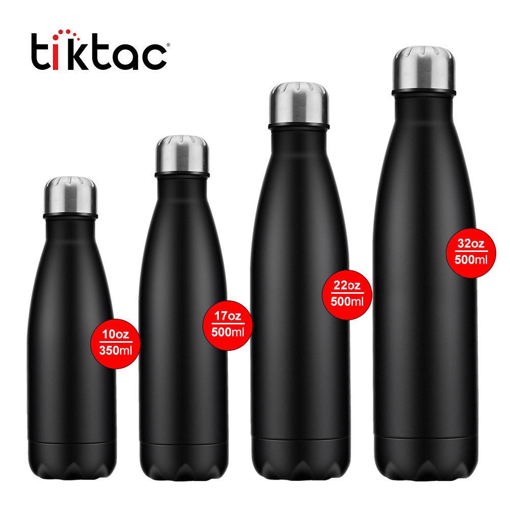 Customize high quality 500 ml vacuum stainless steel water bottles thermos flasks