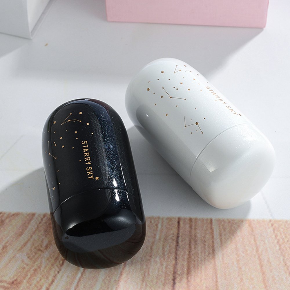 Wholesale Stainless Steel 304 Vacuum Flask 200ml Mini Mug Water Bottle Egg Shape Star Sky Thermos Cup Tumbler