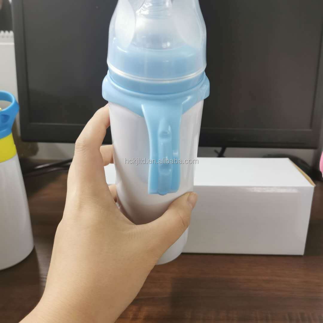US warehouse sublimation blanks tumblers 8oz sippy cup sublimation bottle baby drinking cup