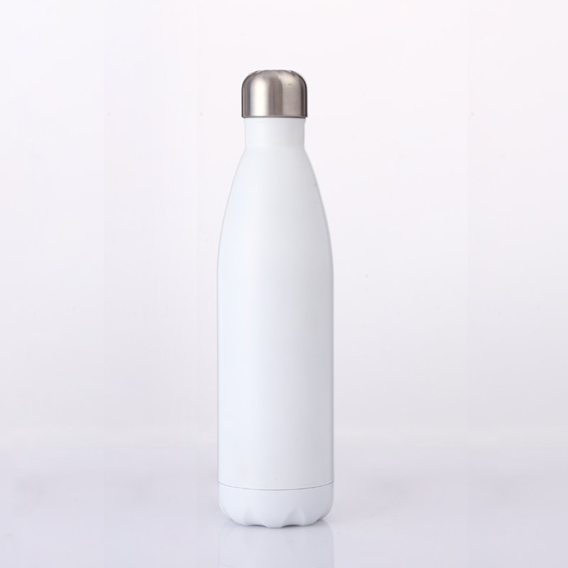 17OZ 750 ML Double Wall Stainless Steel Thermos Water Bottle Cola Shape Vacuum Insulated Water Bottle for Sports