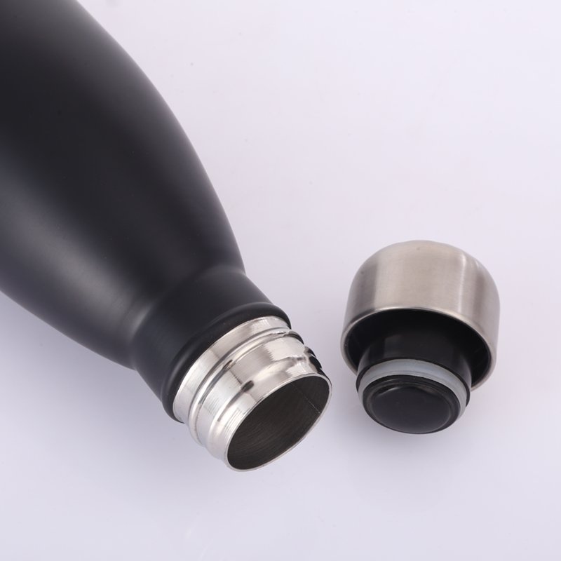 17OZ 750 ML Double Wall Stainless Steel Thermos Water Bottle Cola Shape Vacuum Insulated Water Bottle for Sports