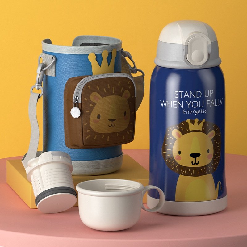 Madou 550ml Kids Thermos Cup Custom Logo 316 Stainless Steel Flasks Factory Direct Sale Water Thermal Insulation Performance