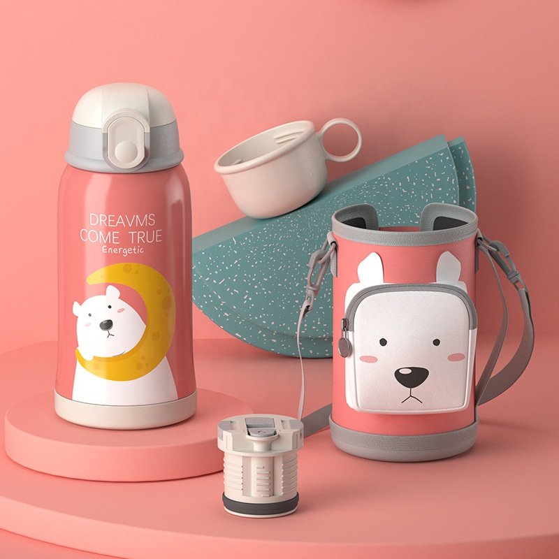 Madou 550ml Kids Thermos Cup Custom Logo 316 Stainless Steel Flasks Factory Direct Sale Water Thermal Insulation Performance