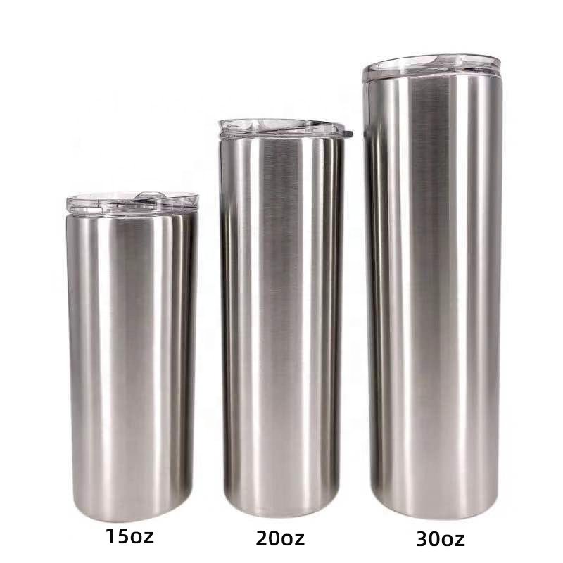 Promotional gift stainless steel tall black matte tumbler 20oz colors custom print coffee mug thermal cup water tumbler