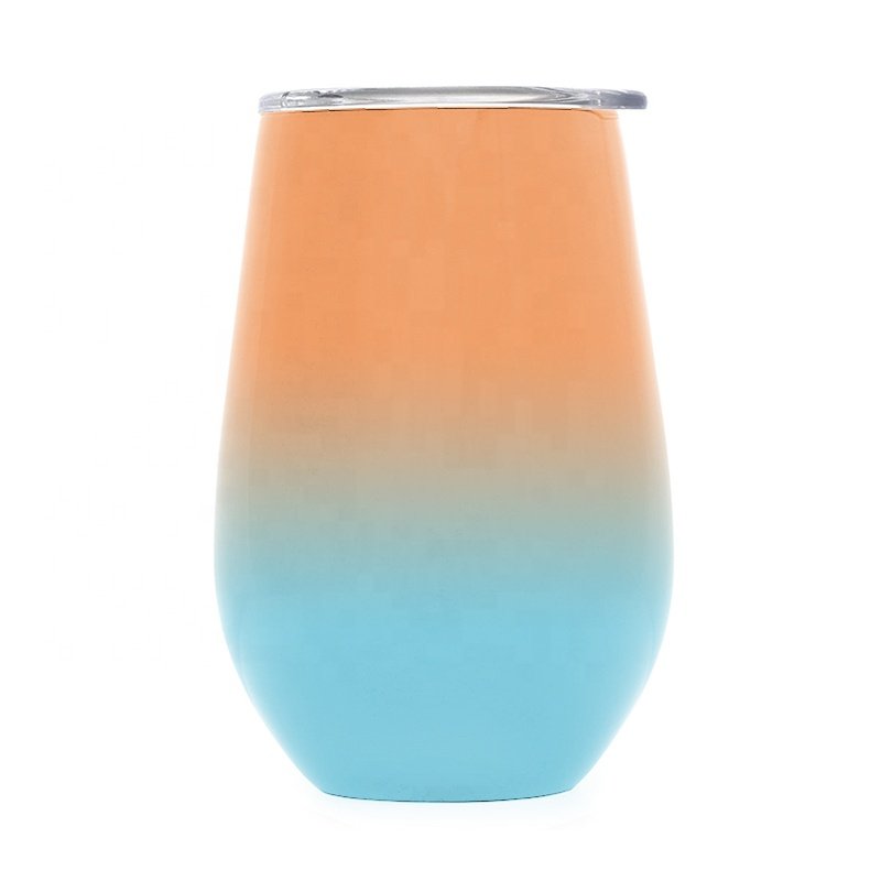 FACTORY PRICE custom logo bulk double wall stainless steel sublimation blank vacuum egg mug tumbler cup with leak proof lid