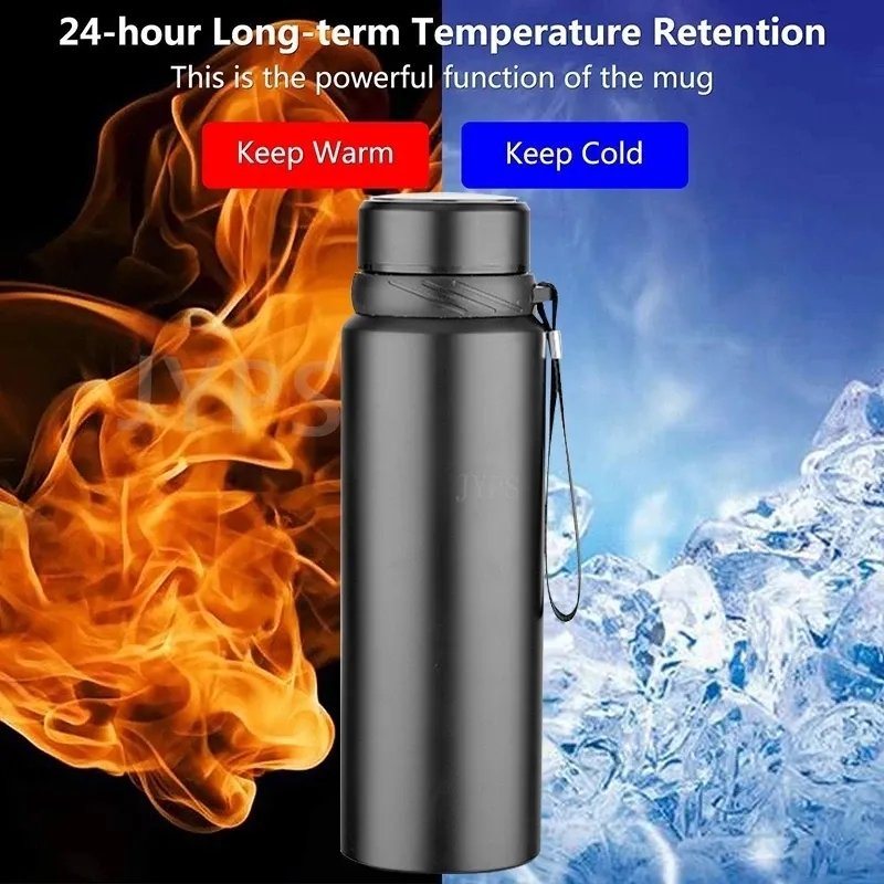 Mascot 1000ML Smart Bottle Keep Cold and Hot Temperature Display Intelligent for Water Tea Coffee Vacuum Flasks