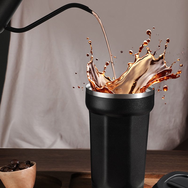 Custom Logo 380ml 510ml Double Wall Stainless Steel Thermos Vacuum Insulated Tumbler Travel Car Cup Coffee Mugs