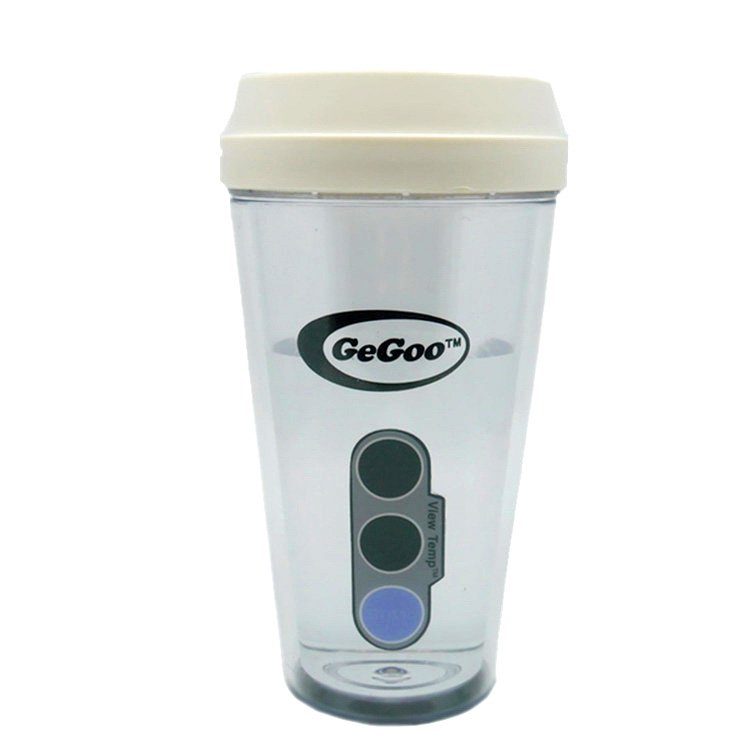 420ML double wall water bottle Clear bottle Gift Box Coffee Mug back to school drinking cup tumbler Plastic Drinkware OEM ODM