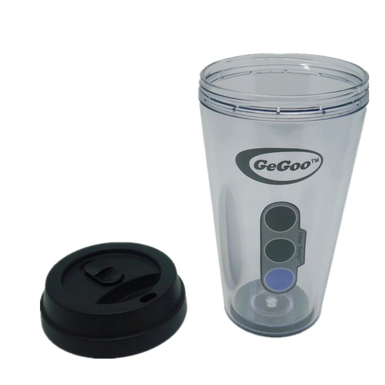 420ML double wall water bottle Clear bottle Gift Box Coffee Mug back to school drinking cup tumbler Plastic Drinkware OEM ODM