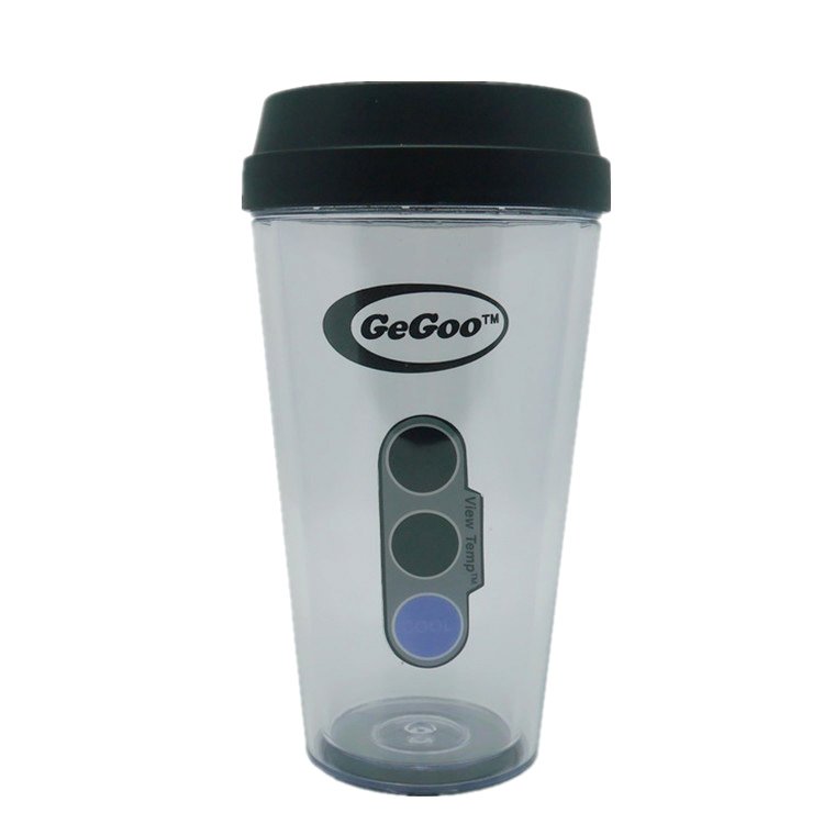 420ML double wall water bottle Clear bottle Gift Box Coffee Mug back to school drinking cup tumbler Plastic Drinkware OEM ODM