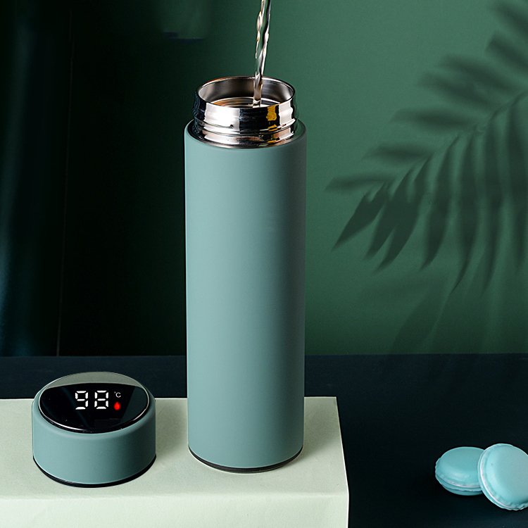 LED temperature display vacuum flask smart cup water bottle stainless steel cup touch screen