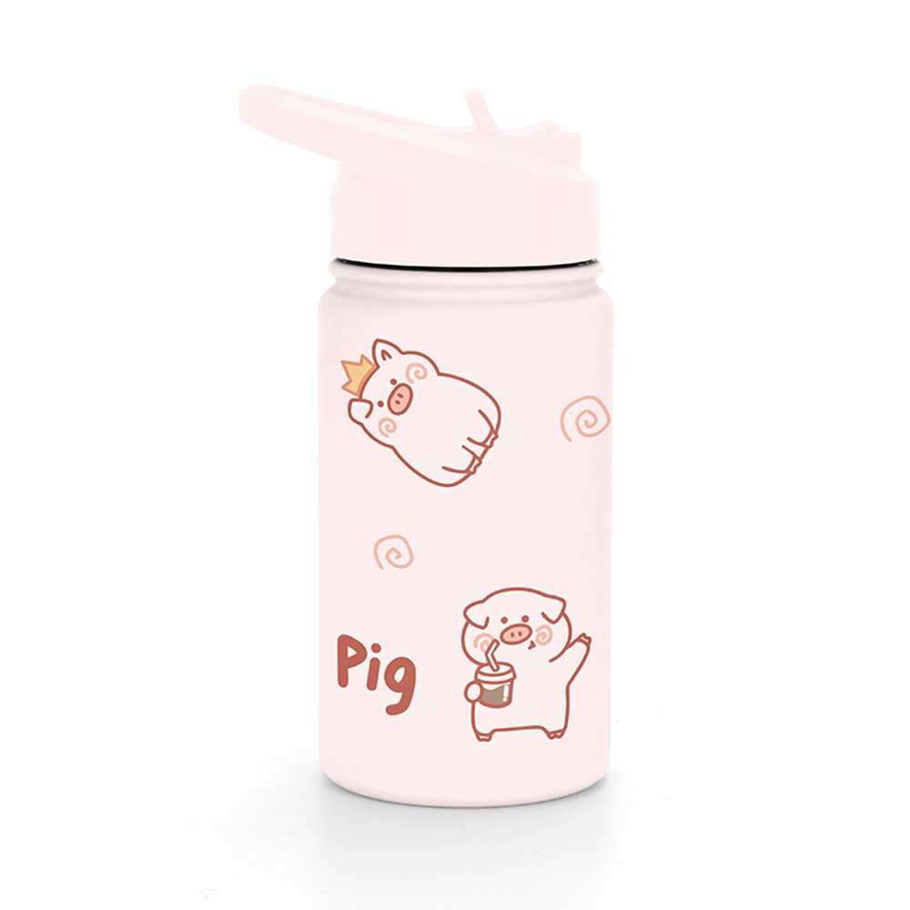 Cartoon Animal Double Wall Vacuum Flask Stainless Steel Thermos Unicorn Flamingo Customized Gift Cup Water Bottle