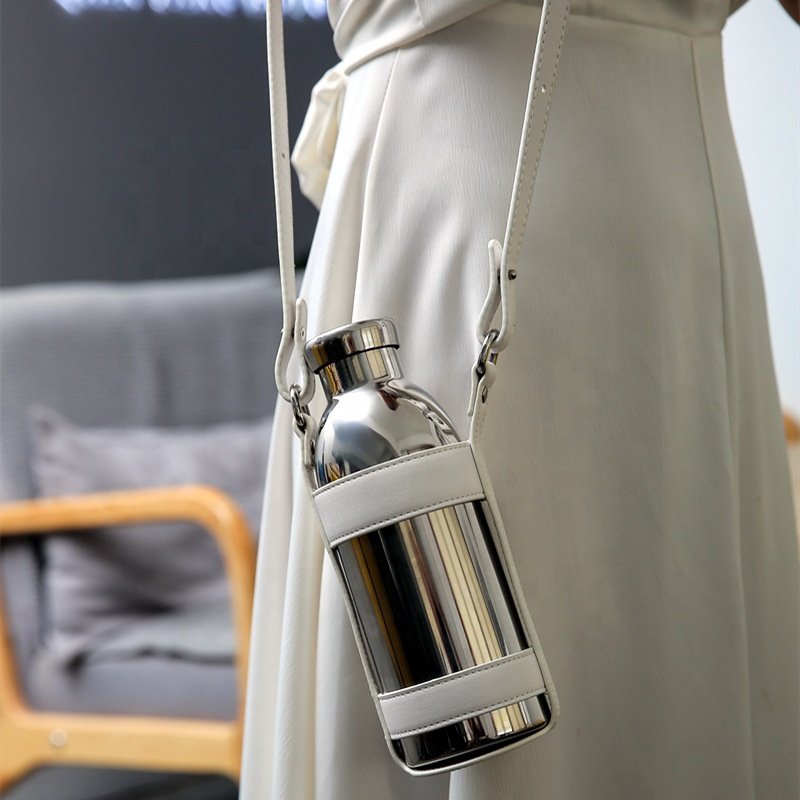 Popular Skirton Wholesale 500ml Vacuum Flask electroplate Water Bottle for Sports