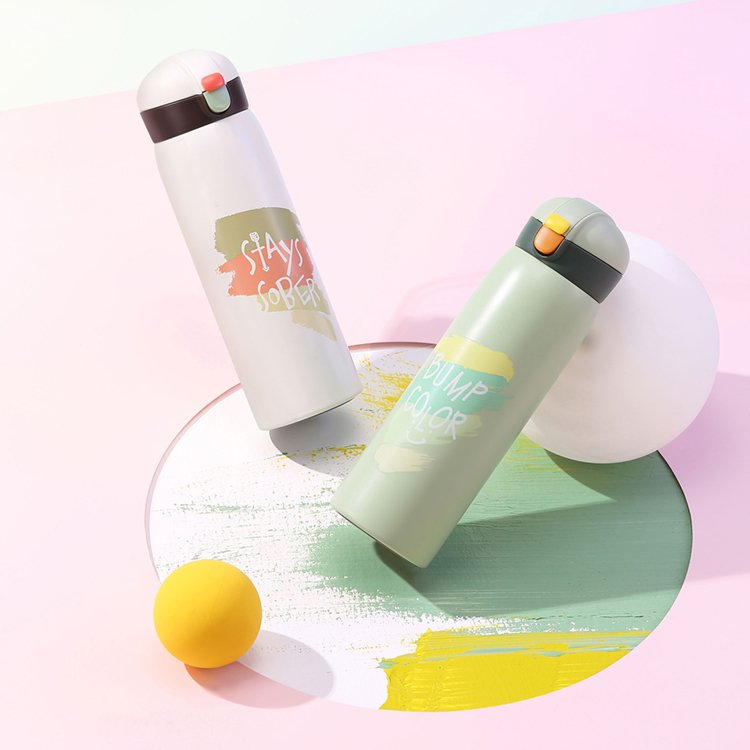 Eco Friendly Vacuum Flask 520ML Travel Coffee Thermos Cup Double Wall Stainless Steel Insulated Hydro Sport Water Bottle