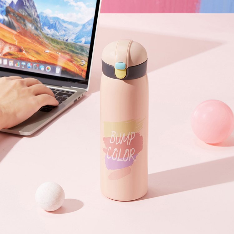 Eco Friendly Vacuum Flask 520ML Travel Coffee Thermos Cup Double Wall Stainless Steel Insulated Hydro Sport Water Bottle