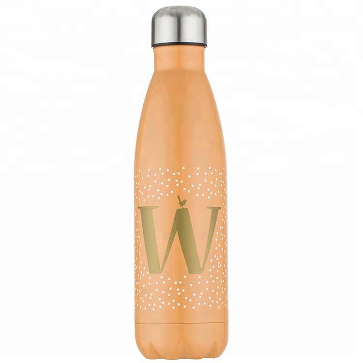 Joywards new design letter creative portable vacuum Cola water bottle