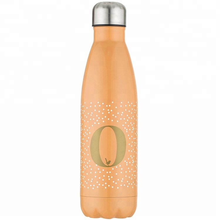Joywards new design letter creative portable vacuum Cola water bottle