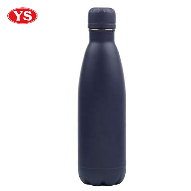 Customized Green Double Wall Stainless Steel 500ml Cola Water Bottle with Lid