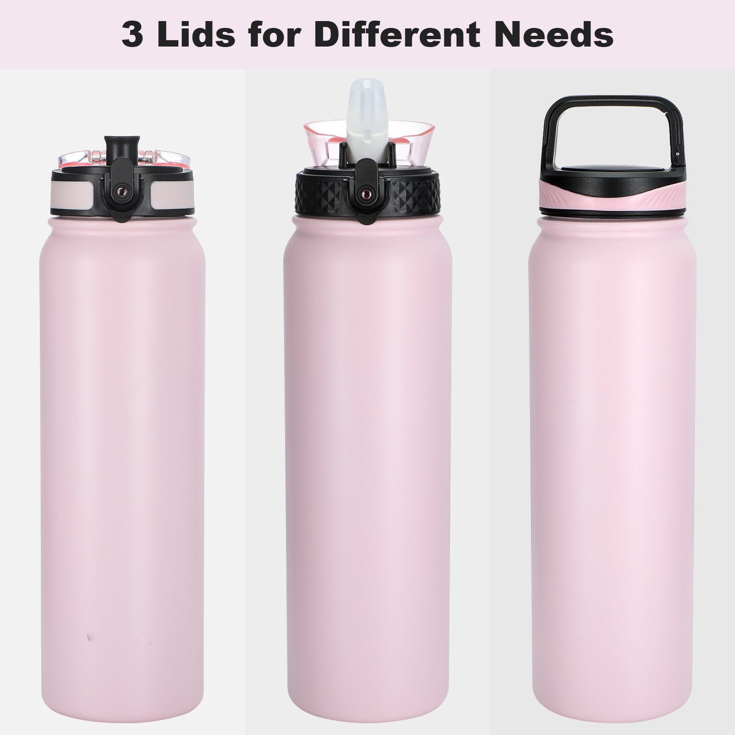 32oz Stainless Steel Double Wall Water Bottle Thermos Portable Vacuum Flask Tumbler For Sports With Custom Logo