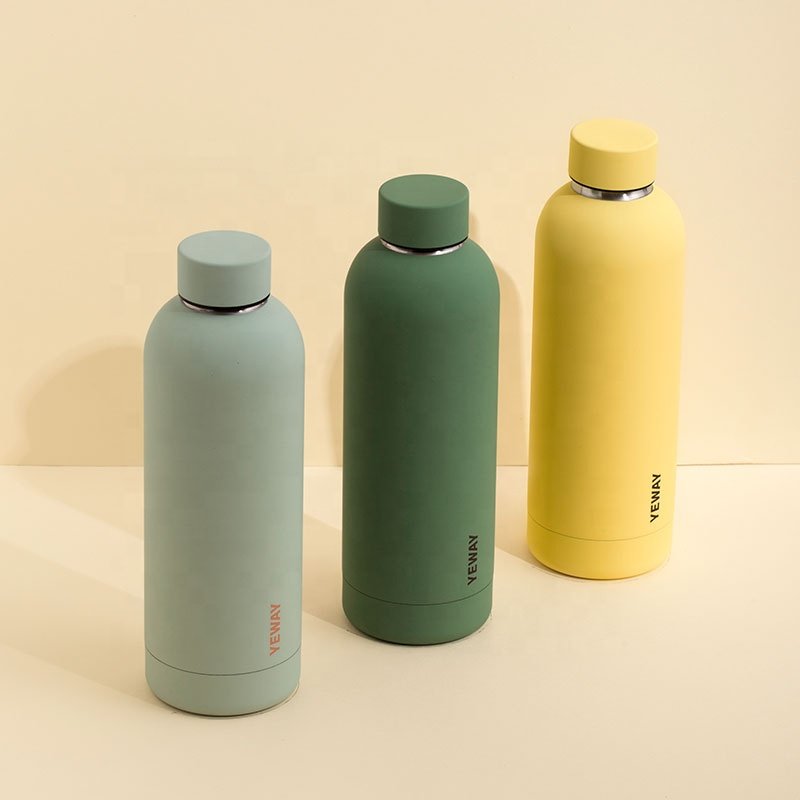 YEWAY Wasserflasche Factory custom double wall stainless steel cup insulated drink bottle tumbler thermal water bottle 500 ml
